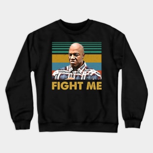 Fight Me Deebo Retro Comedy Gift Crewneck Sweatshirt